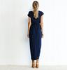 Sexy Women O-neck Short Sleeve Tunic Summer Beach Sun Casual  Dress