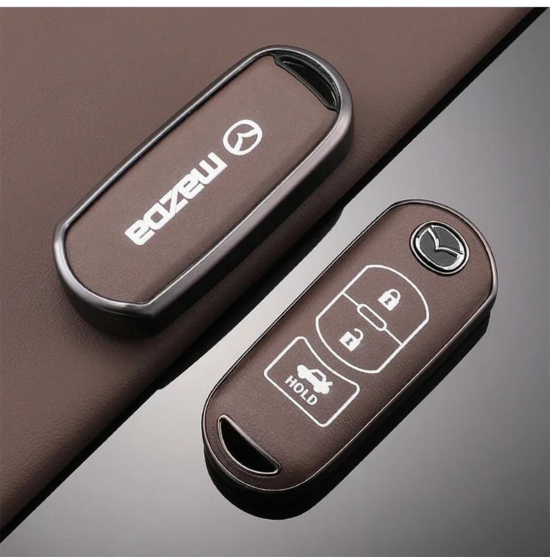 for TPU Car Smart Remote Key Case Cover Shell For Mazda 2 3 5 6 BL BM GJ Atenza Axela Demio CX-3 CX3 CX-5 CX5 CX7 CX-7 CX-9 CX8 ZSTW3