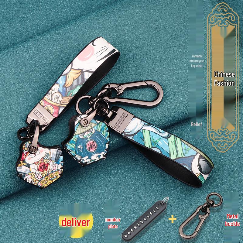 Haojue Tiger Shark VX125 Motorfiets Sleutelhoes & Sleutelhanger Schaal