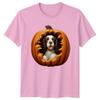 Halloween Pumpkin Dog TShirt Springer Spaniel Dogs Gift For Him And Her