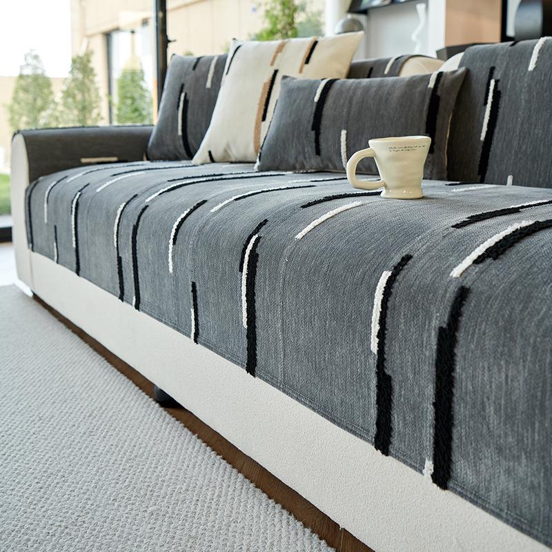 

Современная минималистичная шенилловая подушка для сиденья дивана: Нескользящий, Универсальный размер для всех сезонов 30x50 cm Pillow Cover