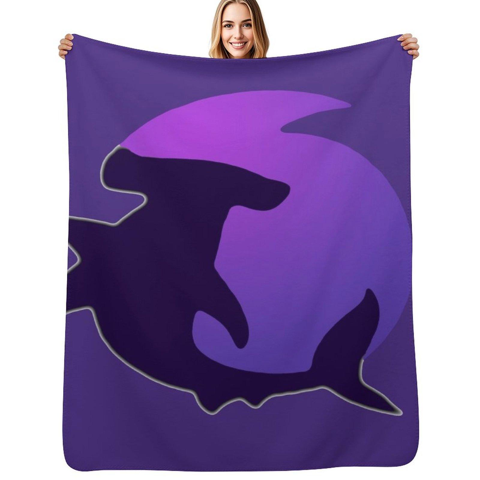 TD3 Bruce Throw Blanket Cozy Light Blanket for Travel Camping Picnic 102x76cm(40x30in)