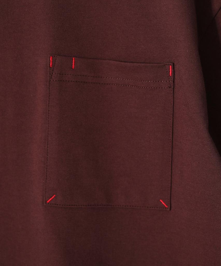 Holliseon Lawrence Short Sleeve T-Shirt Burgundy