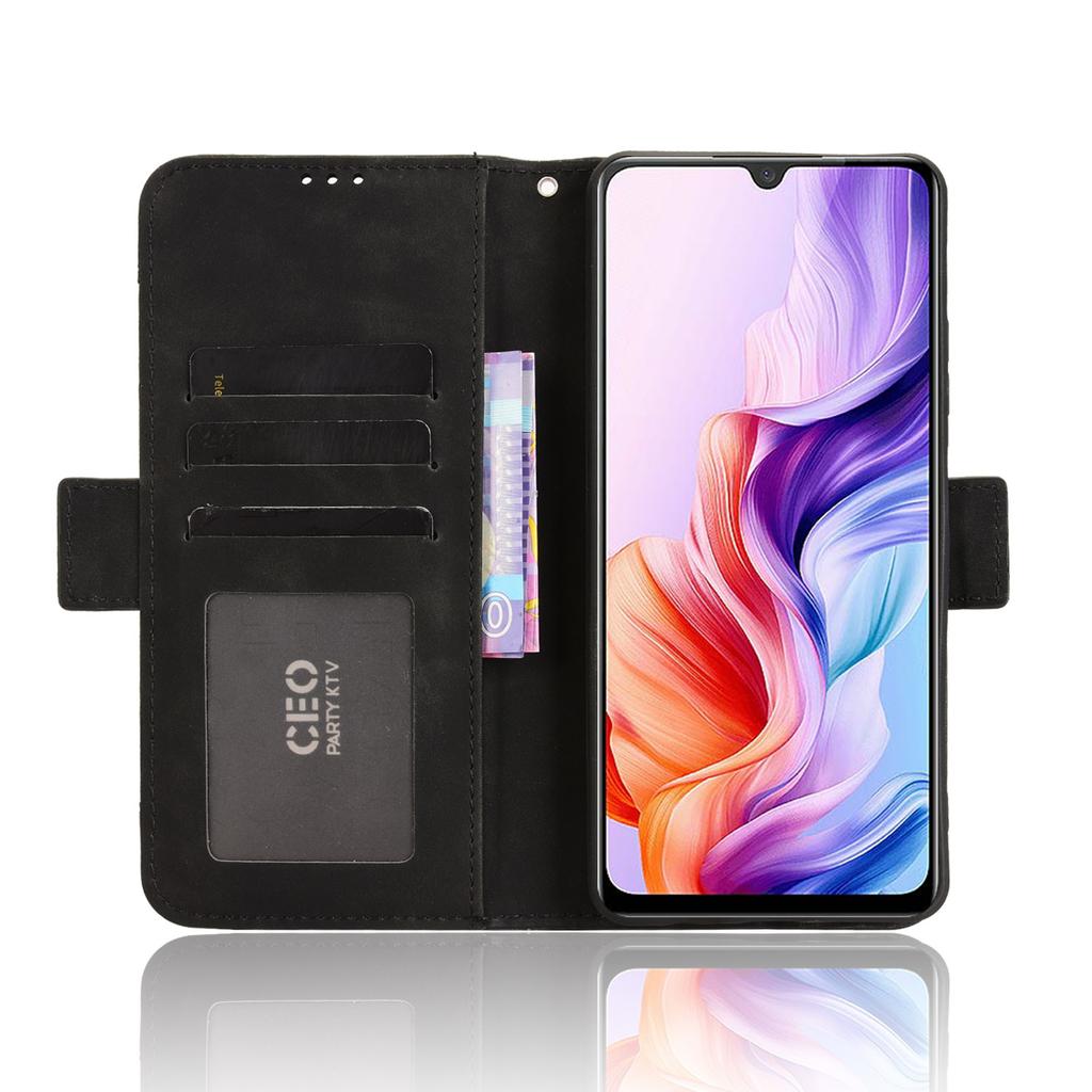 Kožené pouzdro pro ZTE Blade A76 5G Kryt peněženky na telefon s několika sloty na karty