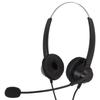 H360D‑3.5VA 3,5mm Binaurales Business-Headset Binaurales Kundenservice-Headset mit Mikrofon und Lautstärkeregelung