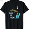 New Limited Let There Be Light Masonic Cigar Smoking Lounge Gear T Shirt Vintage Comfortable Stylish Homme Graphic