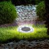 8LED Solarenergie Scheibenleuchte Außen Garten Solar Untergrundleuchte Deckleuchte Scheinwerfer Eingebaute Solar LED Lampe Gartendekoration