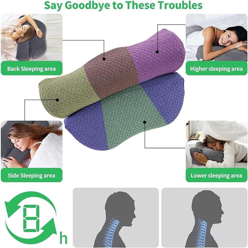 Neck Pillow For Neck Pain and Ergonomic Pillows Pain Relief Sleeping Sleeping For Back Stomach Side Sleeper Home