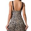 Sexy Hottie Sexy Halter Jumpsuit Leopard Print Pajamas