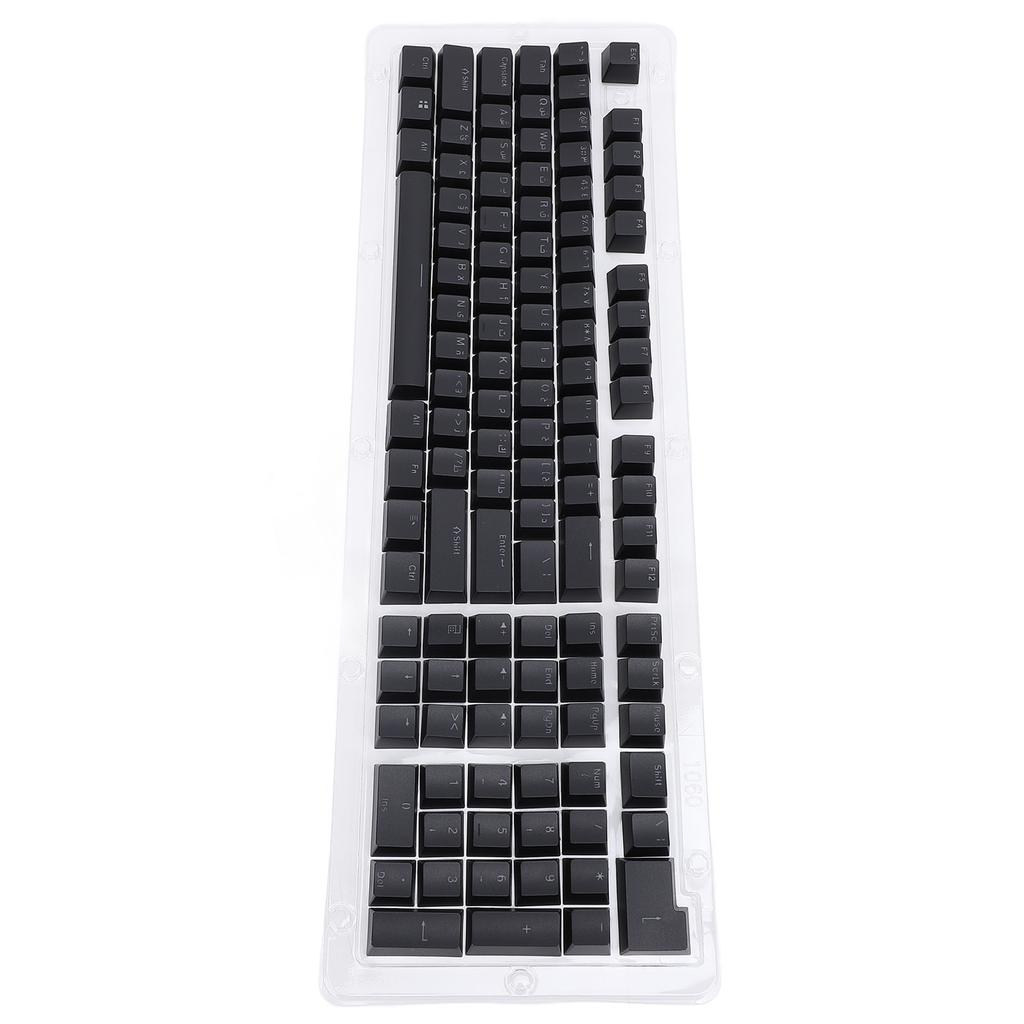 112 Keys Arabic Keyboard Keycaps Minimalist Style Mechanical Keyboard Keycaps for 61 64 68 84 87 96