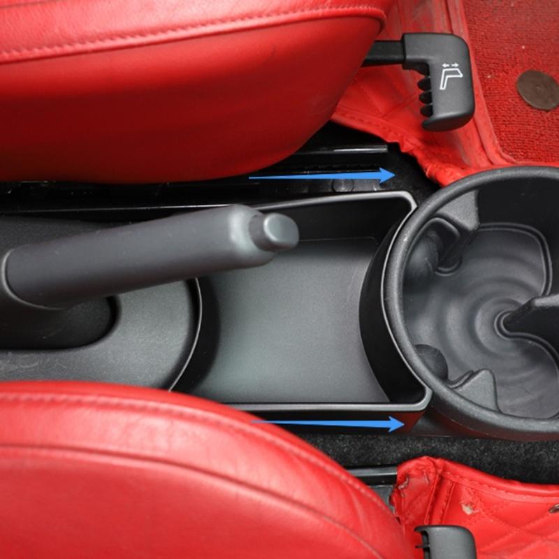For FIAT For 500 2011-2015 Car Cup Holder Tray Car Storage Box Organizer Tray  Interior Accessories