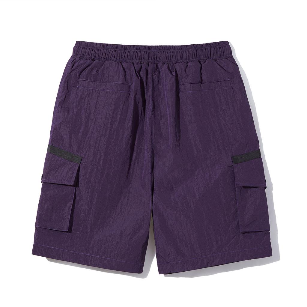 Crown Spk40 Nylon Setup Shorts (Purple)