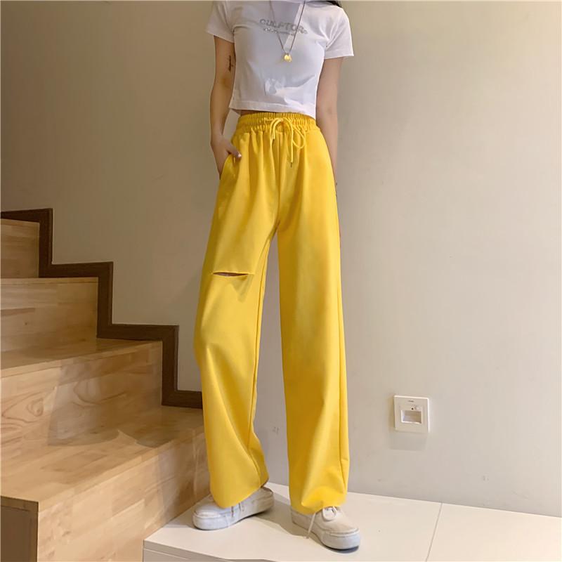 Pantalones vaqueros Jeans Mujer Pantalones de moda sólido alto suelt \u003d |  Linio Perú - GE582FA0DUS8RLPE