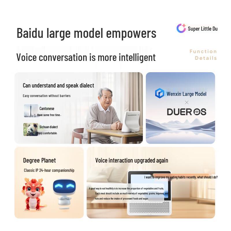 XiaoDu Smart Screen 1S Plus AI Speaker (CN version)