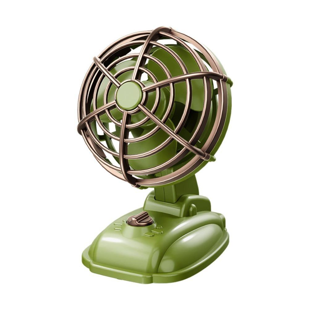 

Rotatable Desk Fan Desktop Cooling Fan Portable Mini Fans Office зелёный