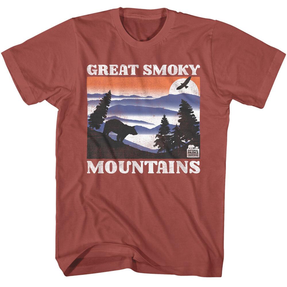 United States Great Smoky Mountains National Park Black Bear Trees Men T Shirt XXXXL