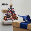 Office Holiday Ornament Christmas Acrylic Hanging Ornament, Glowing Tree Decor for Window Seasonal Wall, Festive Party Decoration, Indoor Outdoor Gift