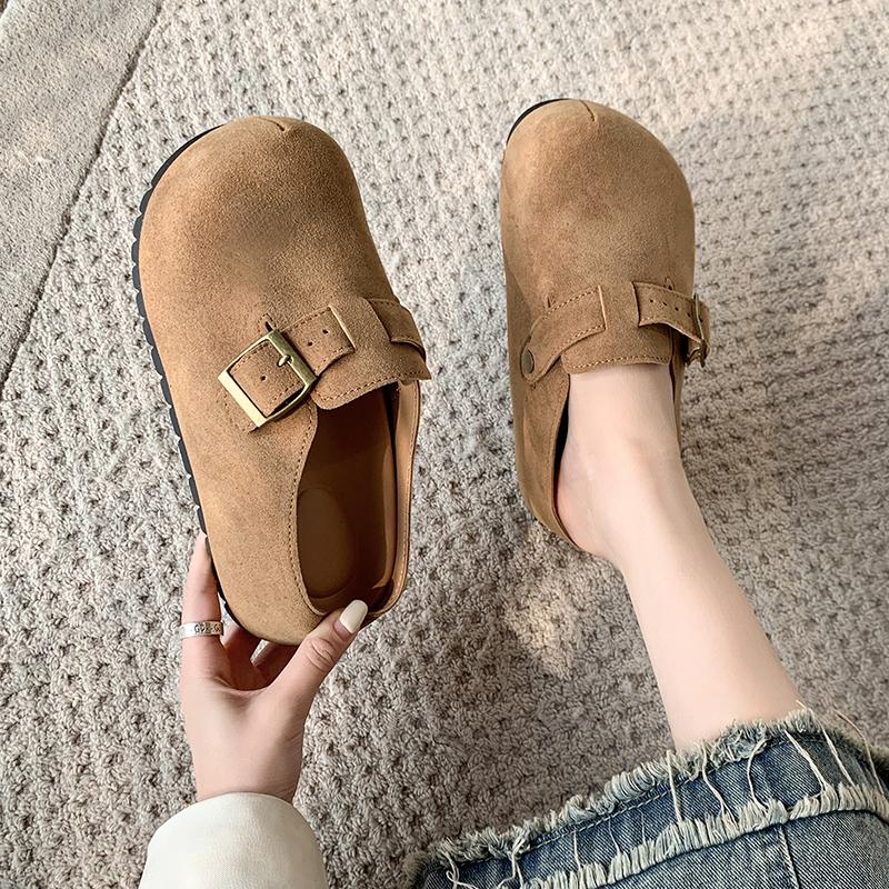 Fashion New Women Clogs Slippers Suede Clogs Shoes Cork Footbed Men Clogs Slippers Outdoor Beach Slippers Support