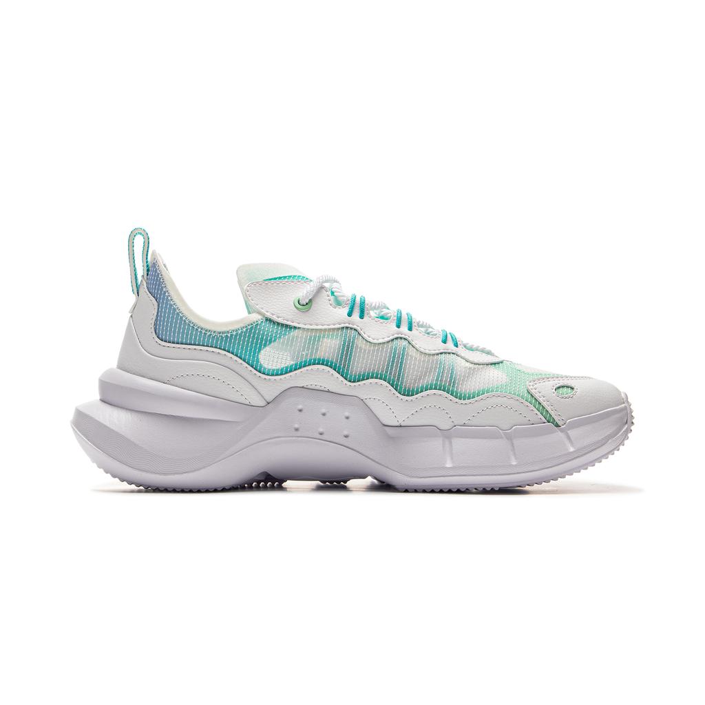Li Ning Wade Essence Comfortable Versatile Non-Slip Wear-Resistant Low-Top Basketball Shoes Men Sneaker White Green ABCV025-5