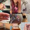 925 Silver Pink Ballet Girl Bow Pendant Charms Beads Fit Original 925 Bracelet Necklace Jewelry Making For Women DIY