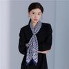 Dijia Letter Scarf Women's Autumn Winter Thin Shawl Fashionable Temperament Large Square 90cm Hangzhou Silk Twill Headscarf