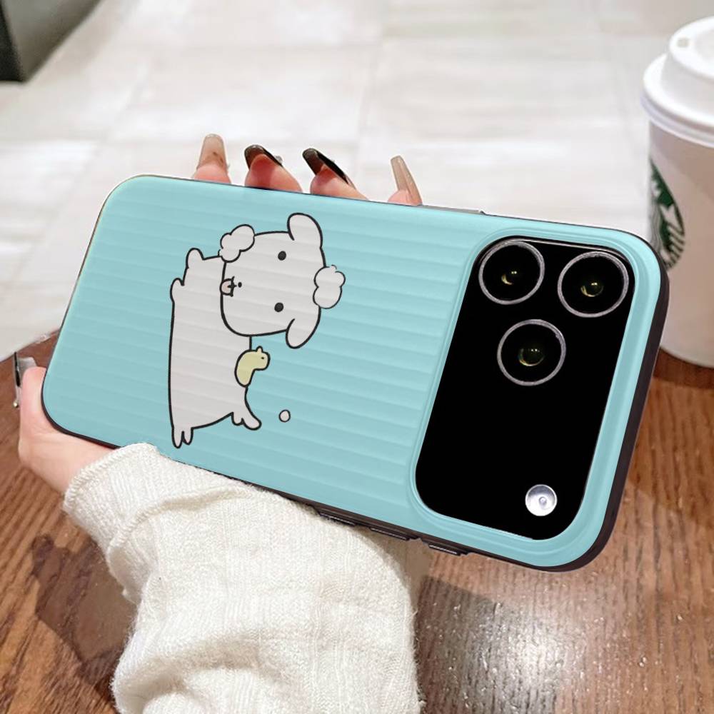 

Anime Ganadi Phone Case For IPhone 16 15 17 Pro 11 12 13 14 Pro Max Plus Soft Ripple Silicone Cover Shell iPhone 17