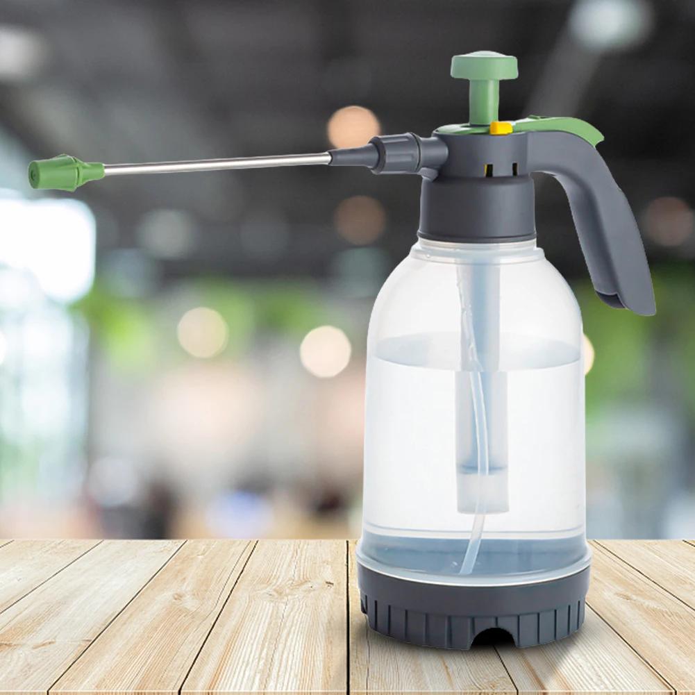 2L Hausgarten Luftdruck Sprühflasche Kanister Sprinkler Manuelle Luftpumpe Garten Desinfektion Wassersprüher zum Gießen von Blumen