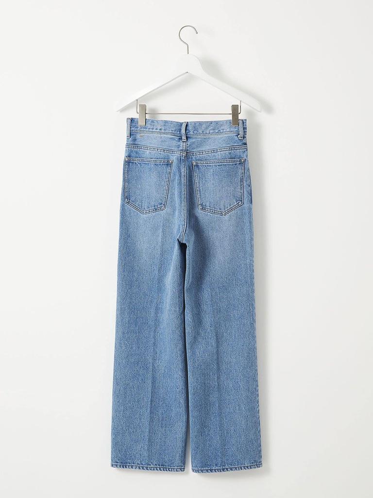 United Arrows Green Label Relaxing EMMEL REFINES EM Center Press Straight Denim 66146990863 XS Pants, 7110, LT.BLUE (71),