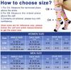 Nylon Compression Socks Knee High Breathable Support Socks for Nurses 6 PAIRS Sports Travel Custom Logo