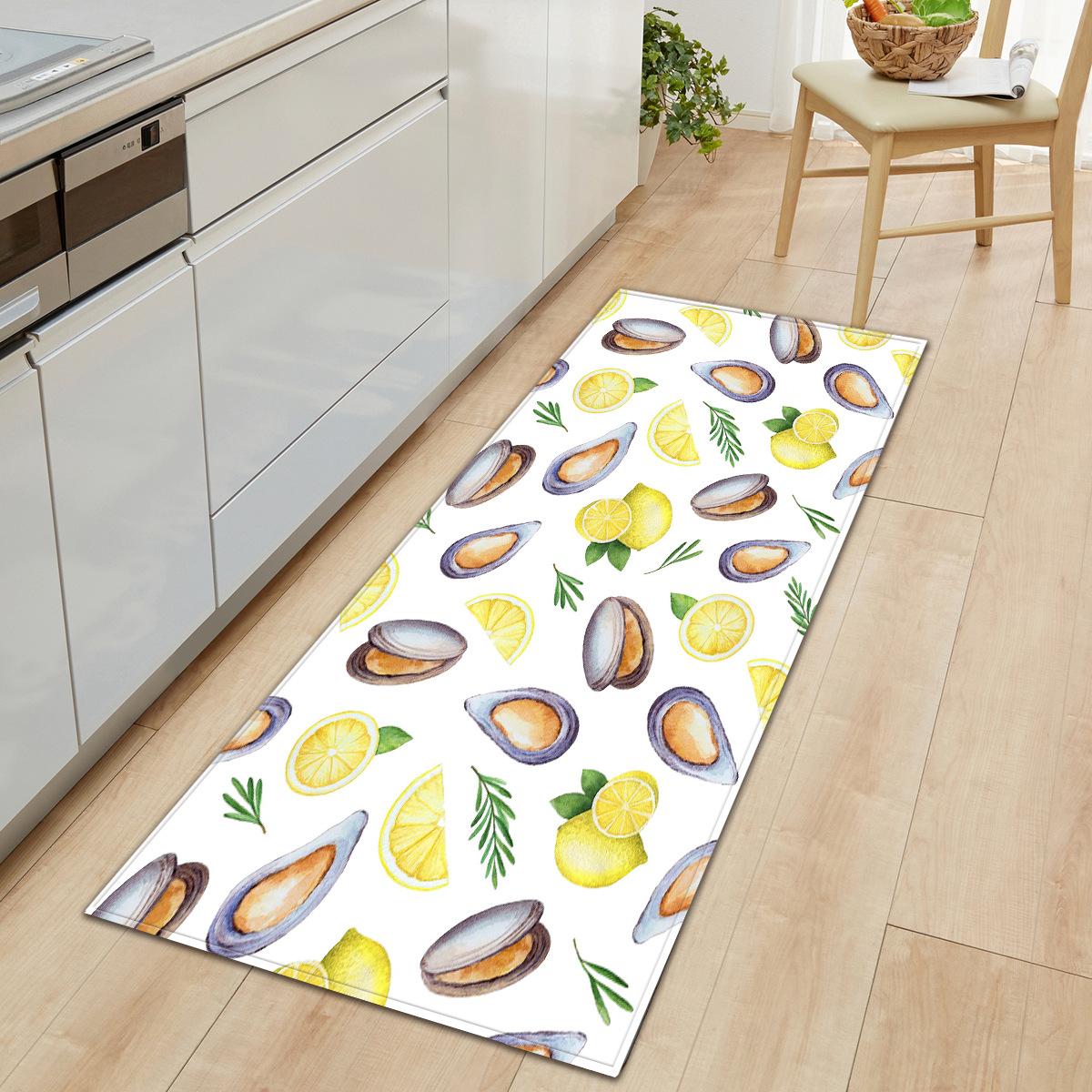 

Sunflower Floral Print Lemon Carpets Rug Soft Play Mat for Kids Boys Bedroom Living Room Area Rug Kitchen Doormat 40x60cm