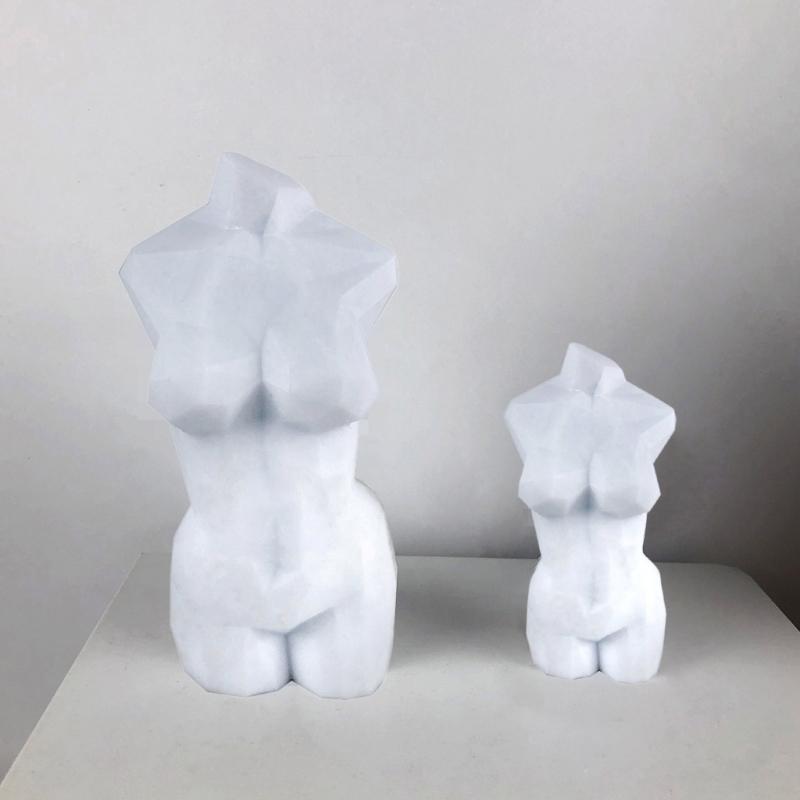 Mucegai din silicon pentru lumânări cu statuie 3D pentru decor de birou, realizat manual, din rășină epoxidică, cu lumânări aromatice, pentru decorarea casei