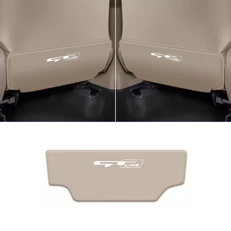 AAAGK1 Car Seat Back Protector Mat Dirt-resistant Anti Kick Pad Auto Accessory For Kia GT Line Rio Ceed Optima Sportage Picanto Proceed