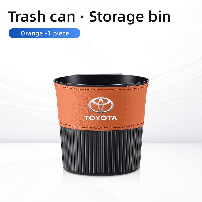 Suitable for Toyota Highlander Car Trash Can Camry Corolla Car Umbrella Storage Box Door Water Cup Holder