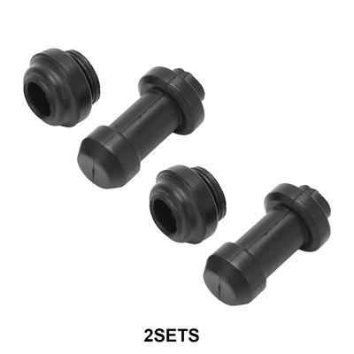 2 Sets Motorcycle Rubber Shock Absorbing Dust Cap Disc Brake Caliper Dust Cover Long Short Universal Brake Accessories