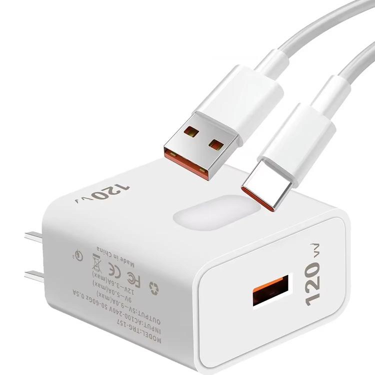 120W GaN Fast Charger for Huawei, Xiaomi, Samsung - EU/US Standards, QC3.0 USB Compatible
