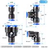 Pneumatic Fast-Connect 6mm Air Hose Connector Kit (40pcs) - PU, PY, PE, PL