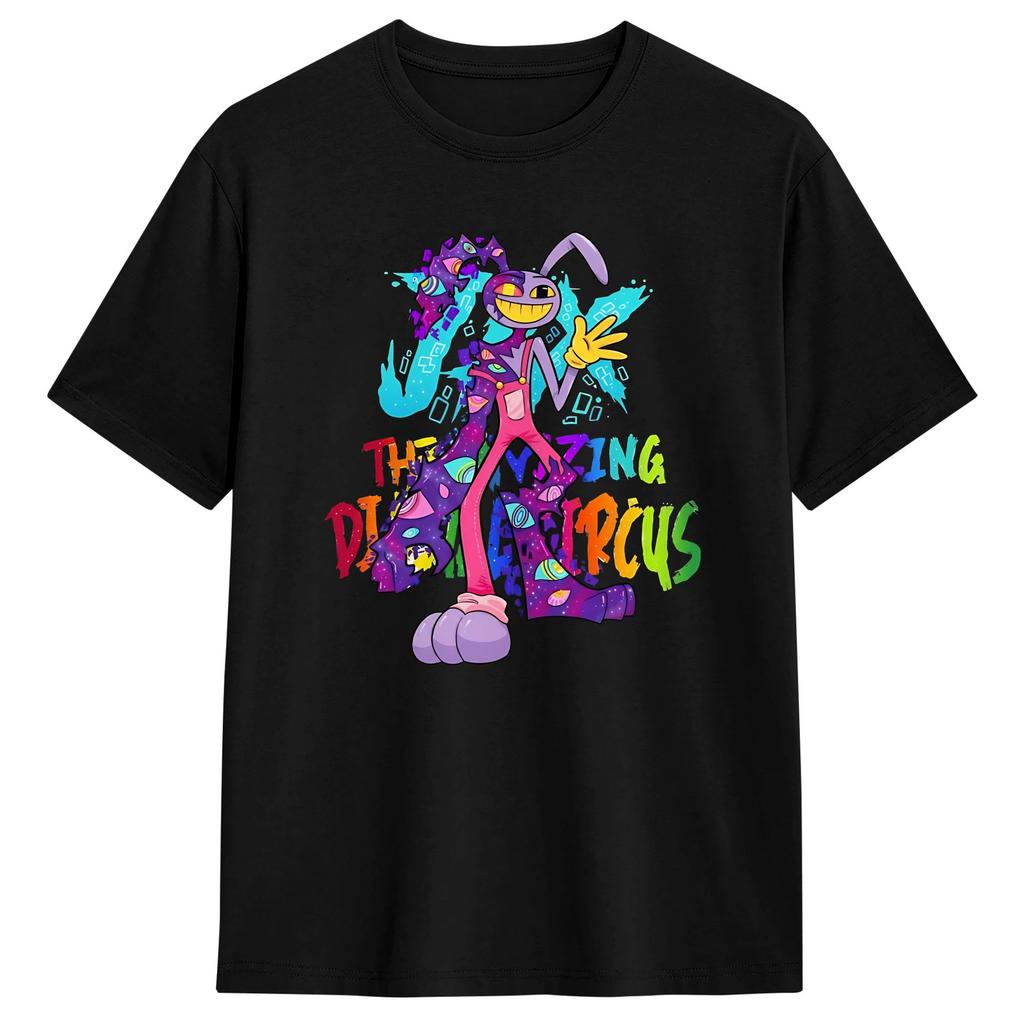 Amazing Circus Jax Tadc Rabbit Cotton Tshirt For Adult Beach Y2k Funny Tshirts O Neck Popular Tees Big Size Design Clothes