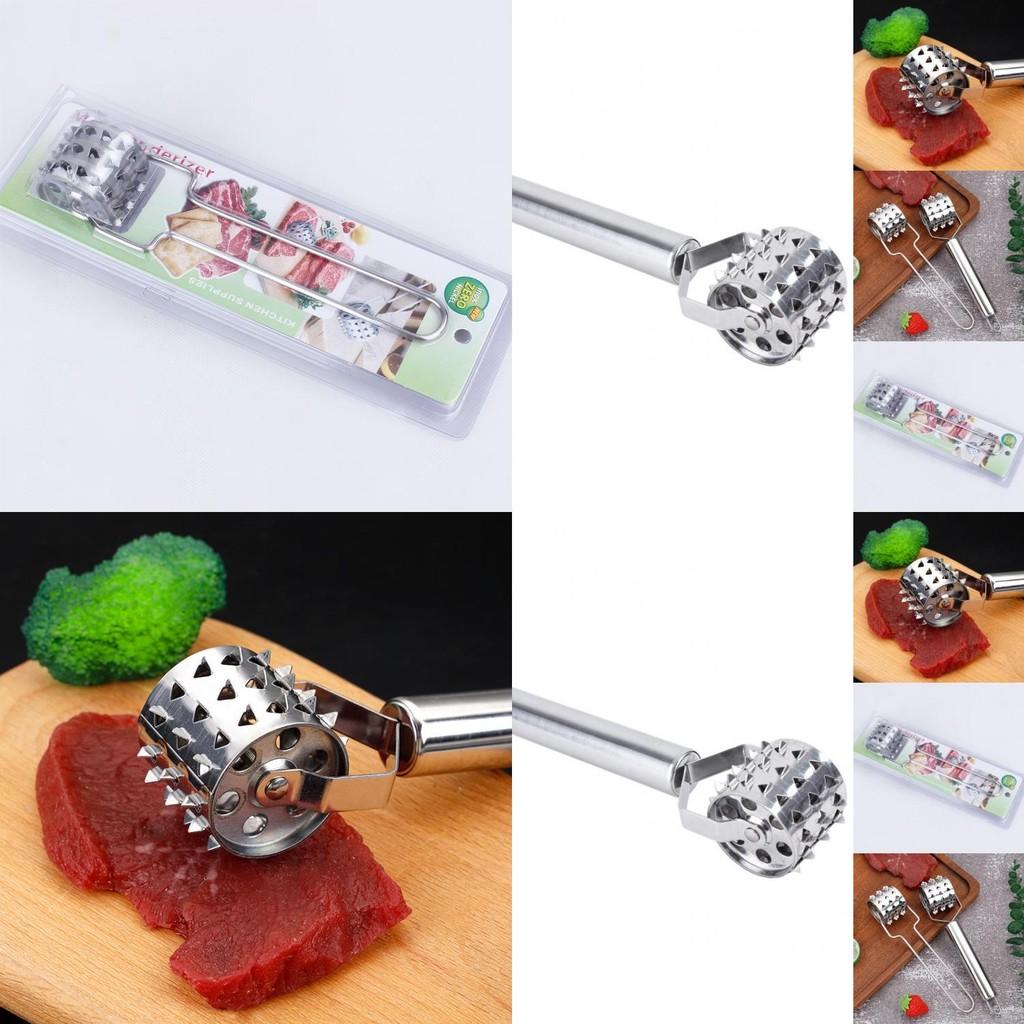Premium Stainless Steel Meat Tenderizer Hammer For Juicy Steak And Pork Chops