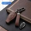Leather Car Key Fob Cover For Mercedes Benz  W203 W204 W211 W221 W245A C E S CLK GLK Vito Sprinter SLK Key Protective Case Shell