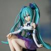 Hatsune Miku Cuteanime Figure Sitting Beauty Girl Ornament Kawaii Action Figure Pvc Room Decor Collectible Model Doll Toy Gifts