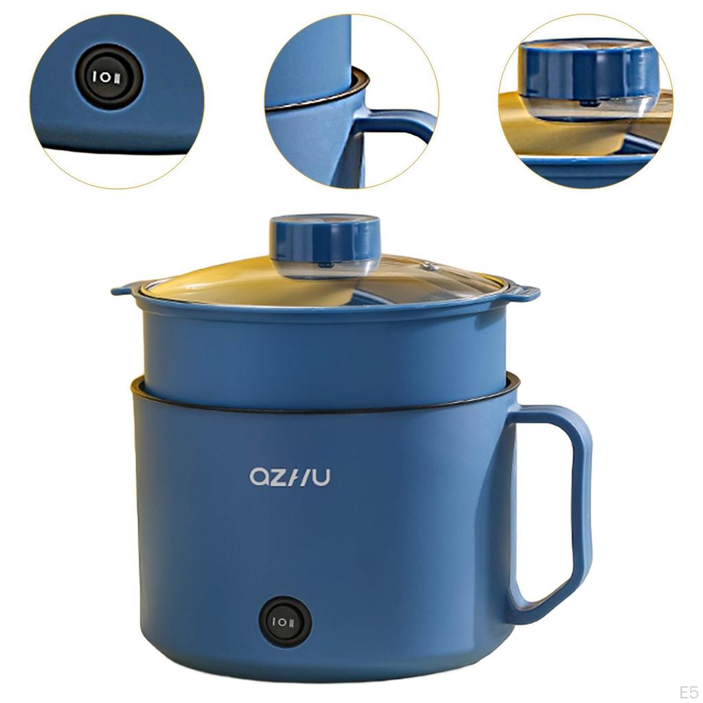 Mini Oală Electrică Fierbător pentru Gătit Rapid pentru Cămin Paste Friptură