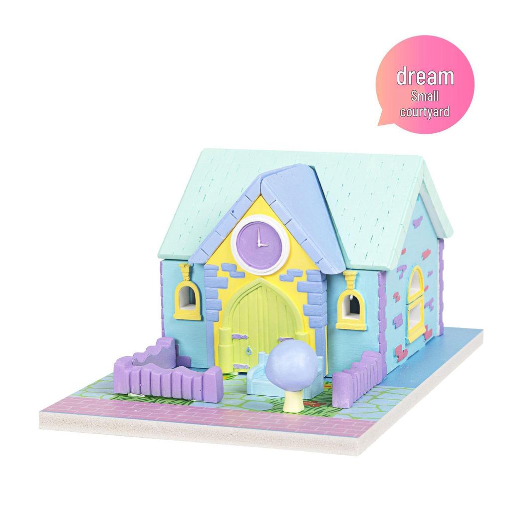 DIY Children's Gypsum Cabin Painting & Assembly Set
