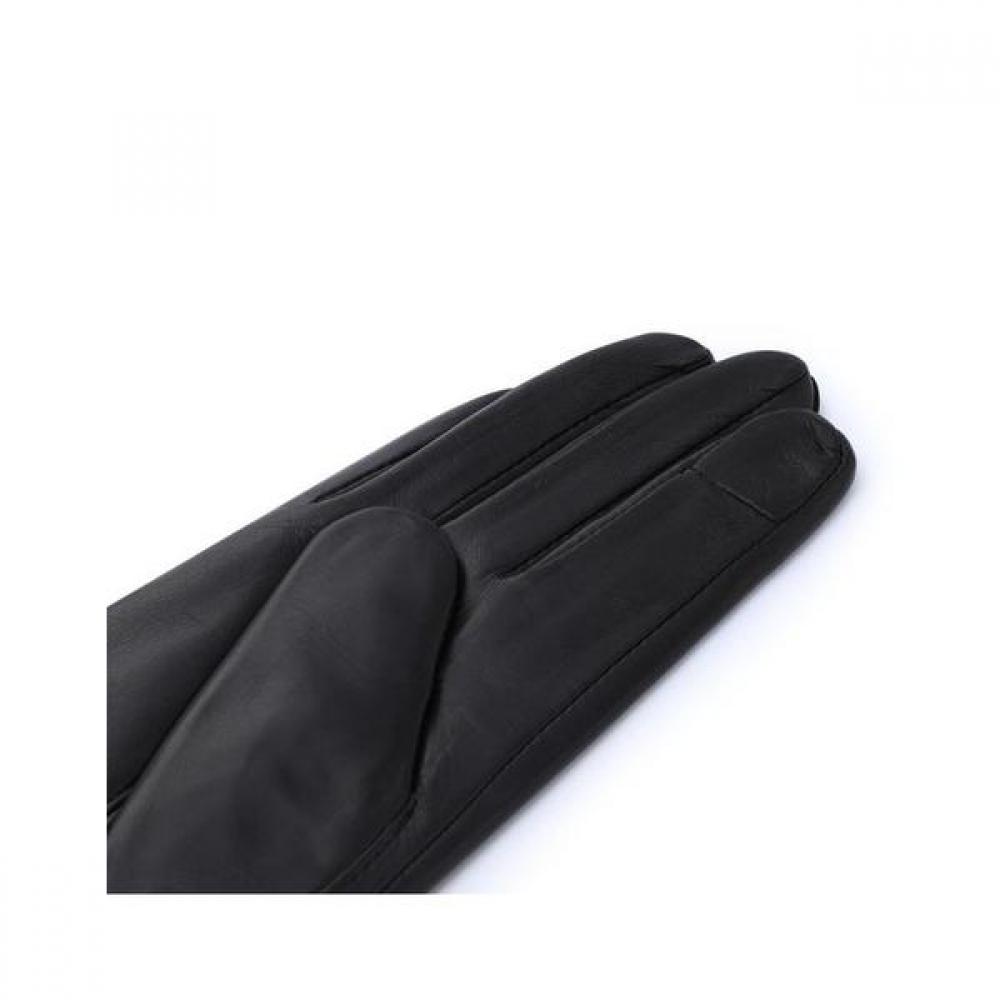 DakS Women S gloveS Black Check Pattern Leather Smartphone Touch Dcgv1f222bk