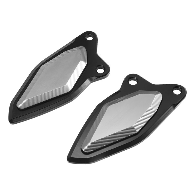 

M63K-Motorcycle Footrest Heel Guard Cover Rearsets Foot Rest Peg Protector For Daytona 660 2024 BlackGray