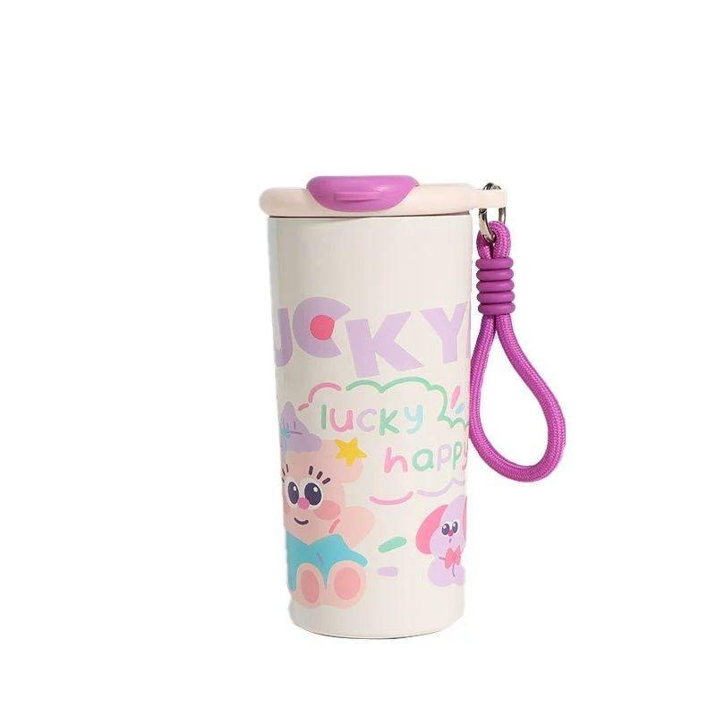 Large-Capacity Thermos Cup for Women, Good-Looking Ice Cup, Portable Car Coffee Cup, Outdoor Sports Water Bottle, Tea Cup