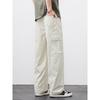Mingge | Summer new outdoor sports casual paratrooper pants men's solid color versatile loose straight overalls