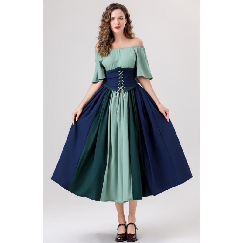 Halloween new medieval ladies retro gorgeous aristocratic dress masquerade costume