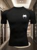 New Breathable Cycling Suit Summer Elastic Compression Sports Short-sleeved Men's Running Quick-drying T-shirt