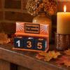 Halloween Entryway Decor Countdown Calendar Block, 3D Printed Advent Calendar, Spooky Daily Count Down To Table for Mantel, Tiered Tray Centerpiece