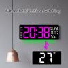 17.3Inch LED Digital Clock with Auto Brightness Adjustment and Time Management Alarm Temperature Date Week Display